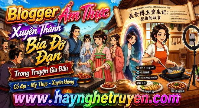 Blogger Ẩm Thực Xuyên Thành Bia Đỡ Đạn Trong Truyện Gia Đấu
